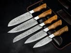Japanese Style Kitchen Knife SET With Leather BAG Included -
