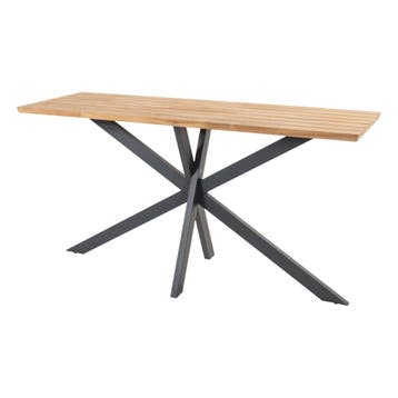 4 Seasons Outdoor Prado bartafel natural teak antraciet -, Nieuw