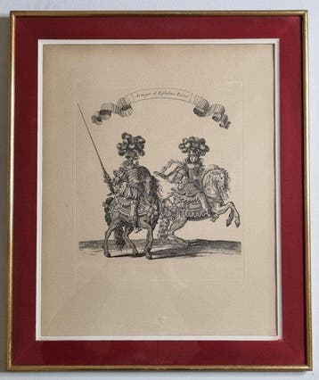 Wanddecoratie - Chalcographie du Louvre - Quadrille der