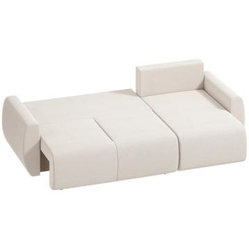 Slaapbank Met Omkeerbare Chaise Longue, L-vormige 3-zits Sof, Verzenden, Nieuw