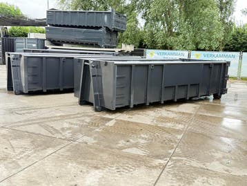 Haakarm container afzetbak 20 kuub VDL HYVA Multilift HIAB