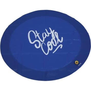 Beeztees sprinkler mat stay cool blauw 100cm hond, Verzenden, Nieuw