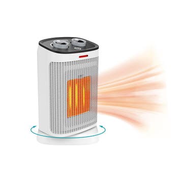Winning Star St-4086 Draagbare Luchtverwarmer 1500w Wit, Ophalen of Verzenden, Nieuw