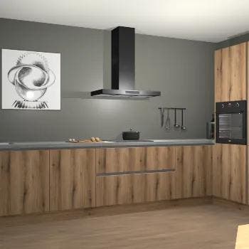 Goud Eiken greeploze keuken Khao Lak 73130, Verzenden, Nieuw