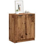 vidaXL Schoenenkast 59x35x70 cm bewerkt hout oud houtkleurig, Verzenden, Nieuw