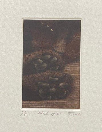 Emi Sato (1973) - Black Paws, Antiek en Kunst