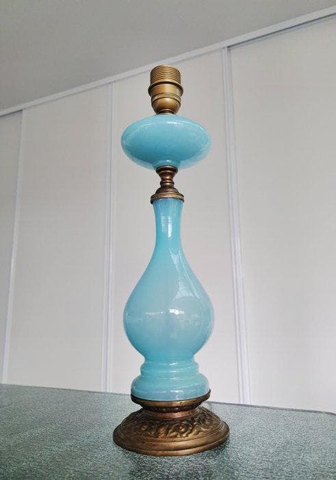 Lamp - Opaline glas, Antiek en Kunst, Curiosa en Brocante