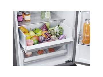 Haier HTW5618CNMP - Koelvriescombinatie - No frost - Zilver, Verzenden, Zo goed als nieuw