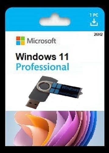 Windows 11 Pro-installatie USB stick versie 26H2, Computers en Software, Ophalen of Verzenden, Nieuw, Windows