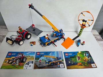 Lego Set - City - LEGO City 60324 Mobiele Kraan+LEGO 60287, Nieuw