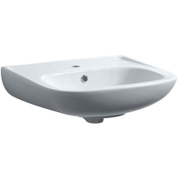BWS Wastafel Keramiek 56x45cm Wit, Ophalen of Verzenden, Nieuw, Overige typen