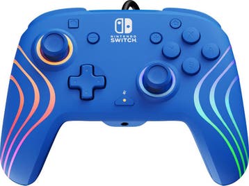 PDP Afterglow WAVE - Bedrade Controller - Blauw - Nintendo, Verzenden, Nieuw