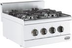 Combisteel Base 600 Gas Kooktafel | 4 Branders | 4x 3.25kW |, Ophalen of Verzenden, Nieuw in verpakking