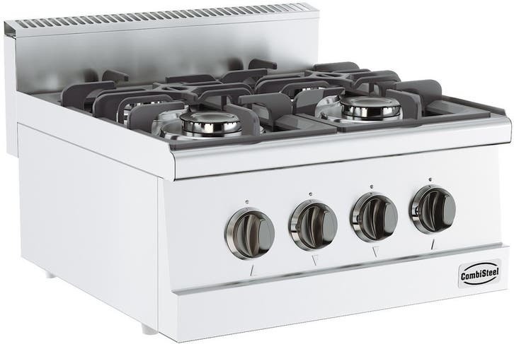 Combisteel Base 600 Gas Kooktafel | 4 Branders | 4x 3.25kW |, Zakelijke goederen, Horeca | Keukenapparatuur, Nieuw in verpakking