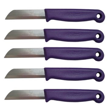 Solingen Schilmesje – RVS Glad – 16 cm met Blade Cover, Ophalen of Verzenden, Nieuw, Rvs of Chroom