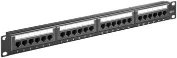 CAT 6 patchpaneel, 19 inch, 24-poorts, Ophalen of Verzenden, Nieuw