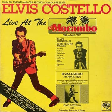 LP gebruikt - Elvis Costello - Live At The El Mocambo (Ca..., Verzenden, Zo goed als nieuw, Overige formaten