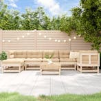 vidaXL 8-delige Loungeset massief grenenhout, Tuin en Terras, Verzenden, Nieuw, 8 zitplaatsen, Loungeset