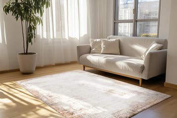 Vintage Vloerkleed | Lyon | Verweerd | Taupe | 160x230 cm, Verzenden, Nieuw