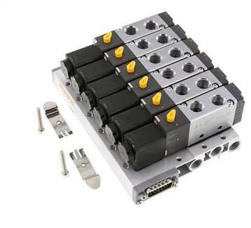 G1/4 6x Pneumatisch Ventiel Terminal 24V DC, Verzenden, Nieuw
