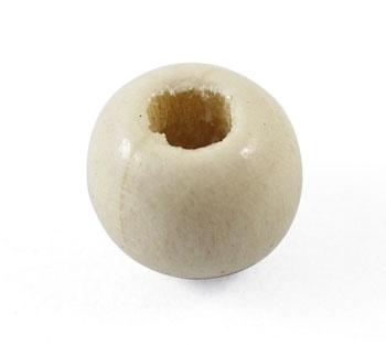 20 x  ronde houten kraal 8mm Ivoor (8 mm houten kralen), Ophalen of Verzenden, Nieuw, Kraal