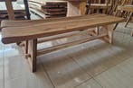Rockwood® Tuinbank Japan Massief Suar-Hout 2.00m, Tuin en Terras, Tuinsets en Loungesets, Ophalen of Verzenden, Nieuw, Hout