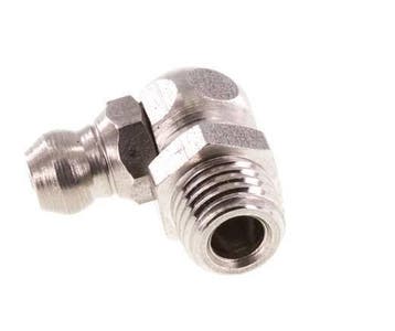 90° Haakse Smeernippel RVS M8x1 DIN 71412, Verzenden, Nieuw