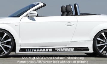 Rieger side skirt | TT (8J): 09.06- - Coupé, Roadster | l st, Auto-onderdelen, Verzenden, Nieuw, Audi