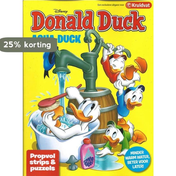 Donald Duck Aqua-duck 8710447304600 Disney, Boeken, Literatuur, Gelezen, Verzenden