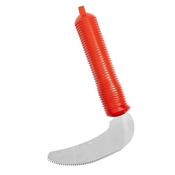 Mes gehoekt rood - Aangepast bestek - verdikt, extra grip, Diversen, Levensmiddelen, Ophalen of Verzenden