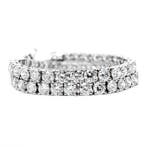 Armband - 14 karaat Witgoud - 5.51ct. tw. Diamant, Sieraden, Tassen en Uiterlijk, Armbanden, Nieuw