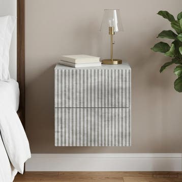 vidaXL Wandbeugel Bedkast Betongrijs 33 x 34,5 x 40 cm, Minder dan 45 cm, Verzenden, Nieuw, Minder dan 55 cm