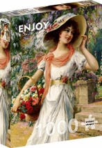 Emile Vernon - Der Blumengarten Puzzel (1000 stukjes) |, Verzenden, Nieuw