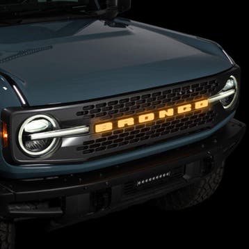 Putco 21-23 Ford Bronco Emblem (Does Not Fit Front Camera, Auto-onderdelen, Carrosserie en Plaatwerk, Ophalen of Verzenden, Nieuw
