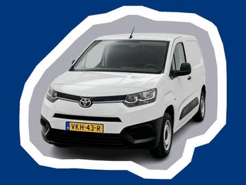 Toyota ProAce CITY 1.5 D-4D Cool Comfort Airco Betimmering C, Stof, Gebruikt, Euro 6, Wit