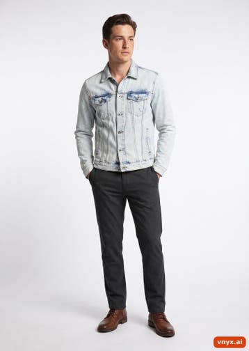 TRAMONTANA Denim Jacket Heren maat M Blauw Vintage, Ophalen of Verzenden, Nieuw