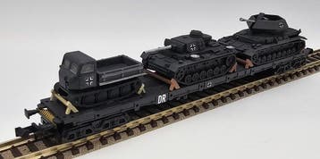 Minitrix N - Modeltrein goederenwagon (1) - Met de hand, Hobby en Vrije tijd, Nieuw