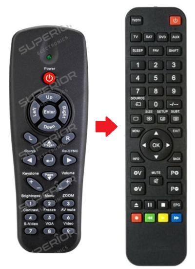 Optoma BR-3043N afstandsbediening, Audio, Tv en Foto, Afstandsbedieningen, Verzenden