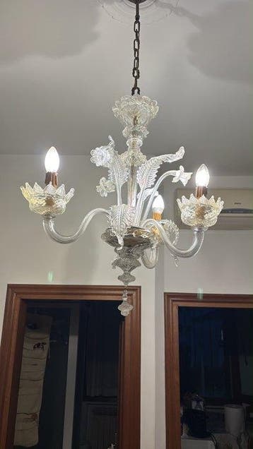 murano - Kroonluchter - Glas - antieke kroonluchter