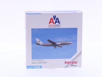 Schaal 1:500 Herpa 501941 American Airlines Airbus A300-6..., Ophalen of Verzenden, Gebruikt
