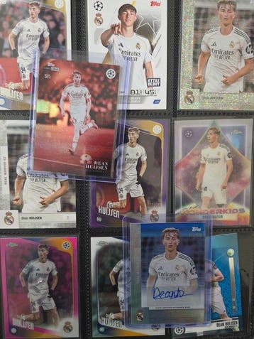 2025/26 Topps Dean Huijsen Gesigneerde kaart, Serialized, Nieuw