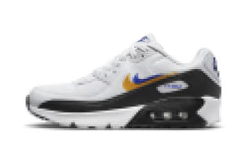 Nike Air Max 90 Double Swoosh White Black Gold Royal (GS), Nieuw
