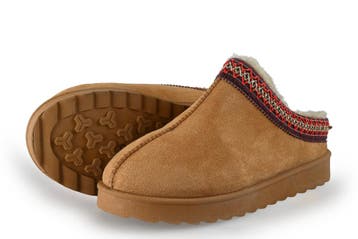 Nelson Pantoffels in maat 39 Cognac, Overige kleuren, Verzenden, Zo goed als nieuw, Nelson
