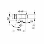 Zelfsluitende Wand Tapraan Koud Of Warm (7 Of 15 Sec), Ophalen of Verzenden, Nieuw