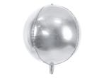 Folie Ballon Bal Metallic Zilver 40cm, Ophalen of Verzenden, Nieuw