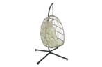 Hangstoel PE Rattan Modern | Premium | Scherpe Prijs, Binnen, Nieuw, Ophalen of Verzenden, Met standaard