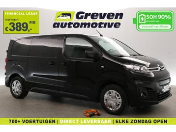 Citroën ë-Jumpy L2H1 75 kWh | Snelladen | SOH 90% | Airco, Automaat, Citroën, Zwart, Elektrisch
