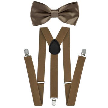 Fako Fashion - Bretels Met Vlinderstrik - Effen - 100cm -, Verzenden, Nieuw