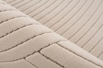 Japandi Vloerkleed | Napoli | Bogen | Taupe | 80x150 cm, Verzenden, Nieuw