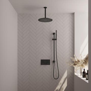 Brauer Black Edition Thermostatische Regendoucheset Inbouw -, Ophalen of Verzenden, Nieuw